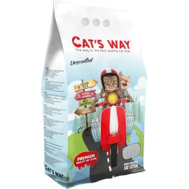 Cat's Way Άμμος Μπετονίτη Χωρίς Άρωμα 5lt