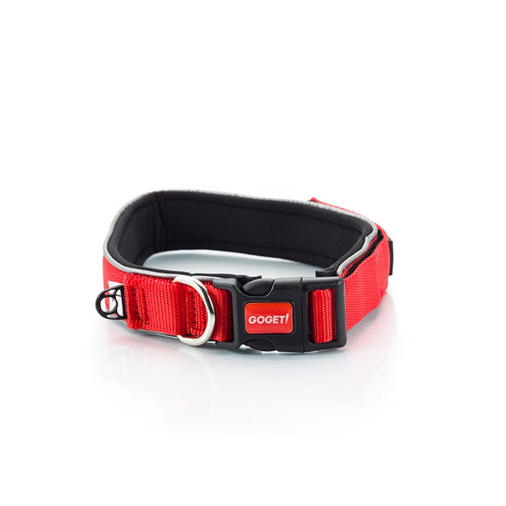 PET INTEREST GOGET SOFT REFL/VE COLLAR RED M 2 X 40-45CM