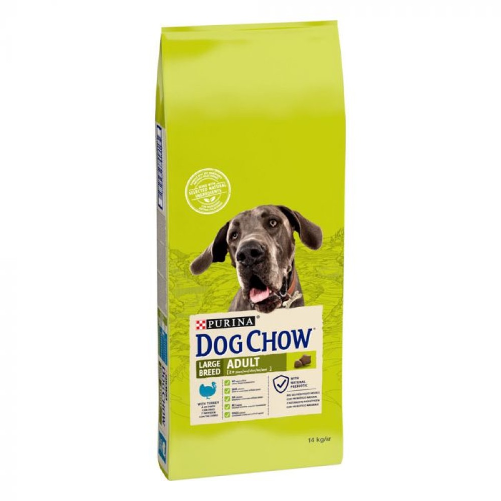 Tonus dog chow adult large breed turkey 14kgr